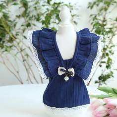 Одноцветный Платья для домашних животных Shein