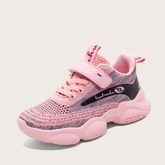 Вязаные кроссовки на липучках для девочек Shein