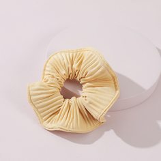 Однотонная резинка со сборками Shein