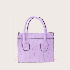 Сумка на цепочке с крокодиловым узором для девочек Shein