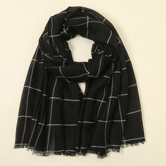 Клетчатые изображения Повседневный Шарфы Shein