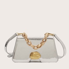 Сумка мини через плечо на цепочке Shein