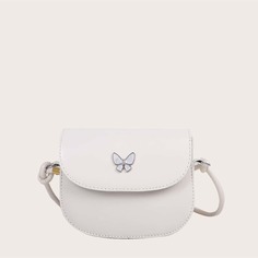 Седельная сумка с декором бабочек для девочек Shein
