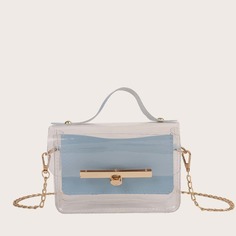 На цепочке Одноцветный Модный Сумка Shein