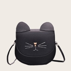 Седельная сумка с мультипликационным декорам Shein