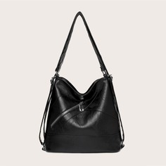 Минималистичная большая сумка через плечо Shein