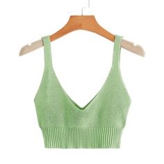 Вязаный кроп топ Shein