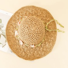 Шляпа от солнца с цветком Shein