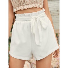 Пояс Одноцветный Повседневный Шорты Shein