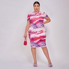 Повседневный Платья размер плюс Shein