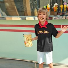 Шорты и футболка с текстовым принтом без шарфа для мальчиков Shein