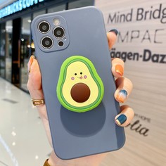 Чехол для телефона с выдвижной ручкой для телефона в форме авокадо Shein