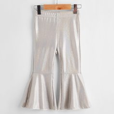 Расклешенные брюки для девочек Shein