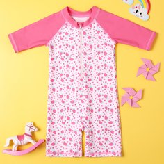 на молнии Фрукты и овощи милый Купальники для девочек Shein