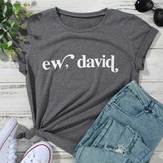 Лозунг Повседневный Футболки Shein