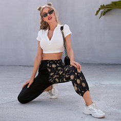 Космический Повседневный Брюки Shein