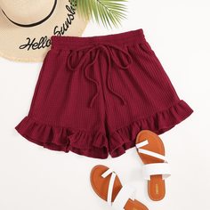 Шорты с узлом Shein