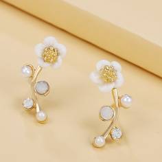 Серьги-гвоздики с цветами Shein