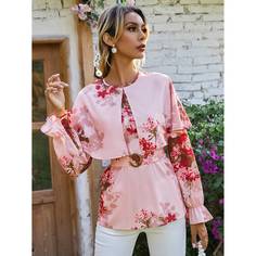 Пояс Цветочный Бохо Блузы Shein