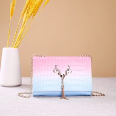 На цепочке Бархома Крокодил Модный Сумка через плечо Shein