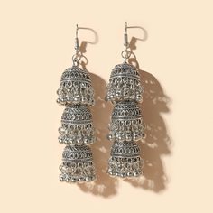 Серьги-подвески Jhumka с круглыми шариками Shein