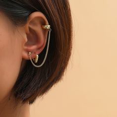 Металлические серьги 1 пара Shein