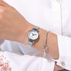 1шт кварцевые часы и 1шт браслет Shein