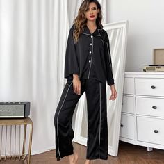 Атласная пижама Shein