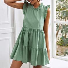 Однотонное платье Shein