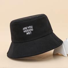 Мужская шляпа с текстовой вышивкой Shein