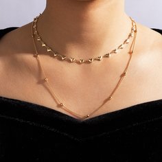 Многослойное ожерелье с сердечком Shein