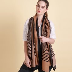 Полосатый Повседневный Шарфы Shein