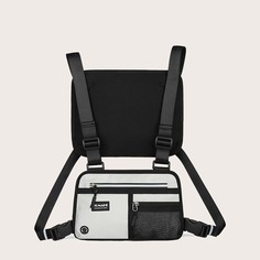 Мужская нагрудная сумка с карманом Shein