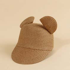 Соломенная шляпа в мультипликационной форме для девочек Shein