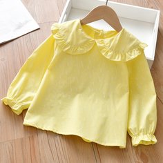 Блуза в горошек для девочек Shein