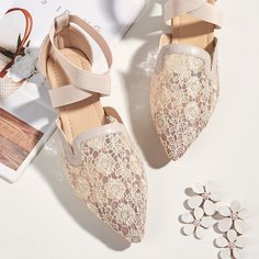 Кружевные балетки Shein