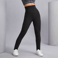 Однотонные леггинсы Shein