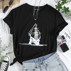 Топ с графическим принтом Shein