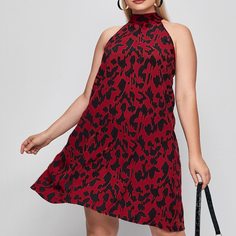 Платье размера плюс с принтом Shein