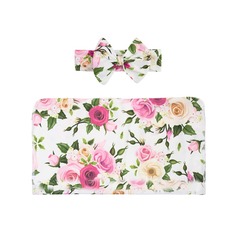 с бантом Со цветочками милый Костюмы для фотографии новорожденных Shein