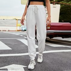 Спортивные брюки на кулиске Shein