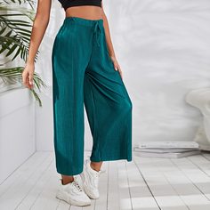 Широкие брюки на кулиске Shein