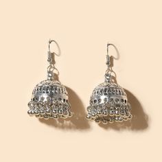 Серьги-подвески Jhumka с круглыми шариками Shein