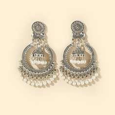 Серьги-подвески Jhumka с искусственными жемчугами Shein