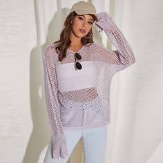 Прозрачный Одноцветный Накидки Shein