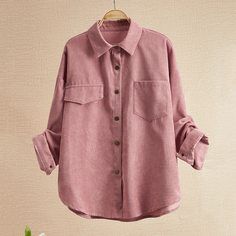 с карманами Одноцветный Повседневный Куртка Shein