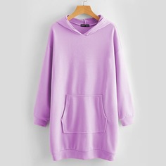 Платье-толстовка размера плюс с карманом Shein