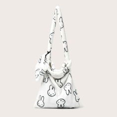 Сумка через плечо с мультипликационным рисунком и кошелек Shein