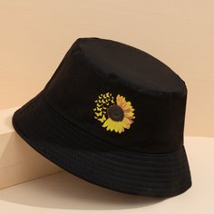 Шляпа с цветочным узором Shein
