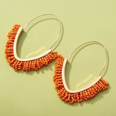 Серьги-кольца с бусинами Shein